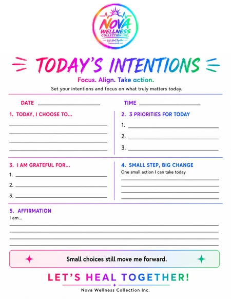 Preview of Today's Intentions