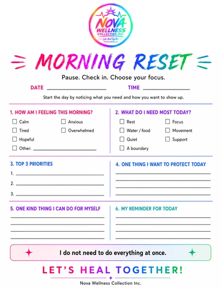 Preview of Morning Reset