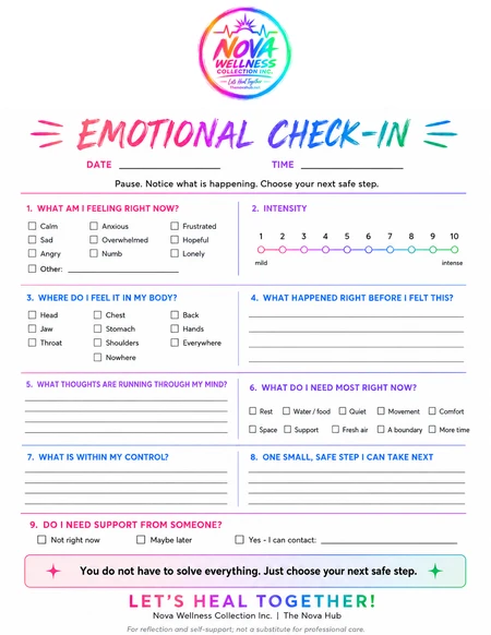 Preview of Emotional Check-In